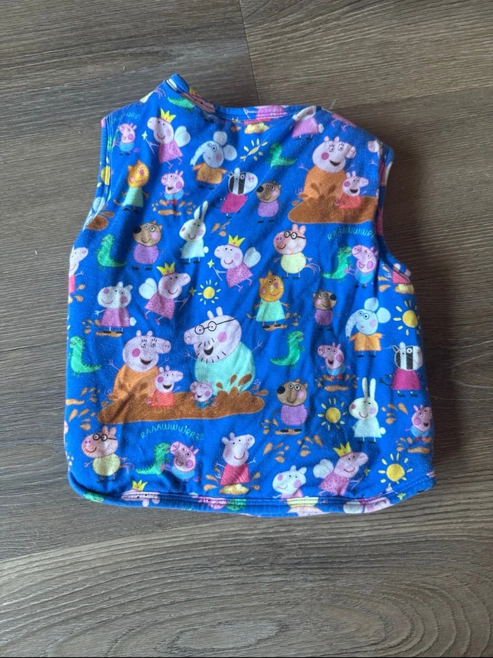 Rae & Crew bamboo viscose peppa pig quilted vest 12-18m